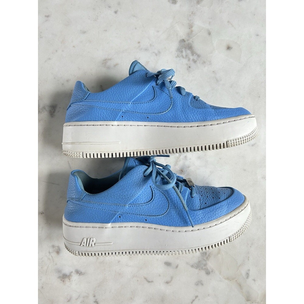 Nike Air Force 1 Sage Low - University Blue‎ - Womens Sneakers - Size 8